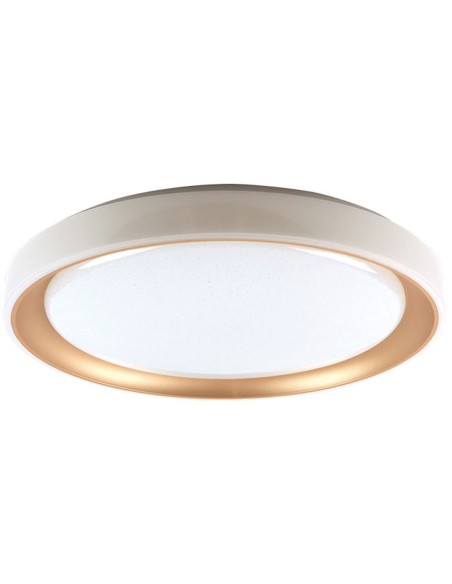 Oferta Plafón Led de 50 CM Blanco Dorado