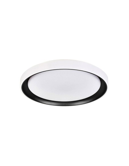 Plafón led 48W con marco interior negro