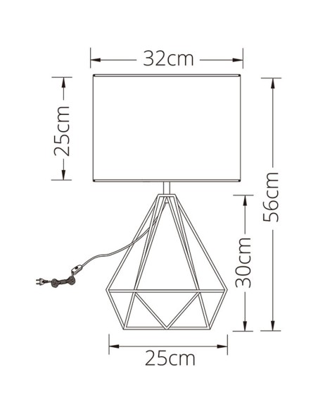 Lámpara de Mesa Abrantes