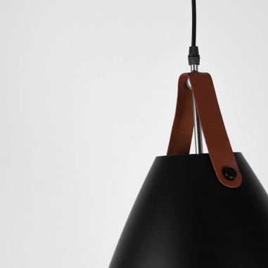 Lámpara Metal Blanco o Negro 25 CM