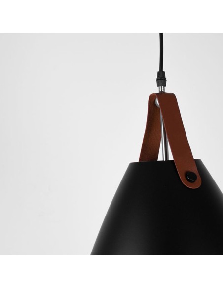 Lámpara Metal Blanco o Negro 25 CM