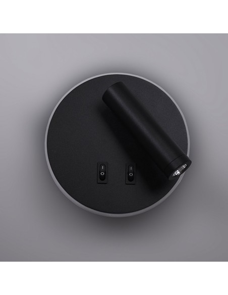 Apliques para Cabecero Negro 11W Doble Encendido