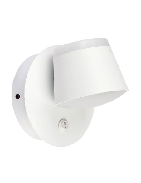Apliques diseño blanco con interruptor