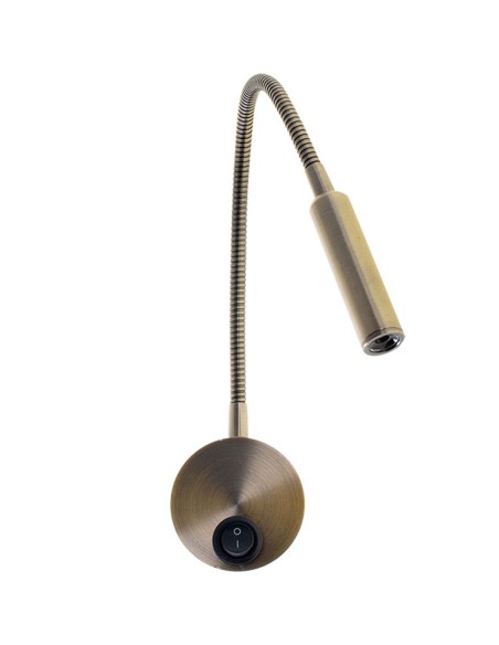 Aplique Flexo Madrazo Cuero