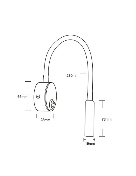Aplique Flexo Madrazo Cuero