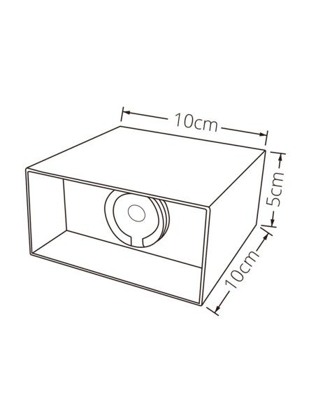 Aplique Luces Indirectas 2 Sentidos
