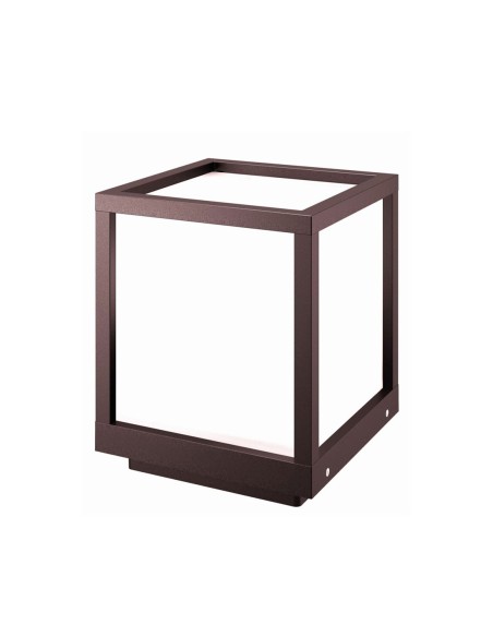 Lámpara de suelo exterior corten