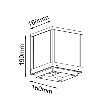 Sobremuro Pequeño IP65 Corten