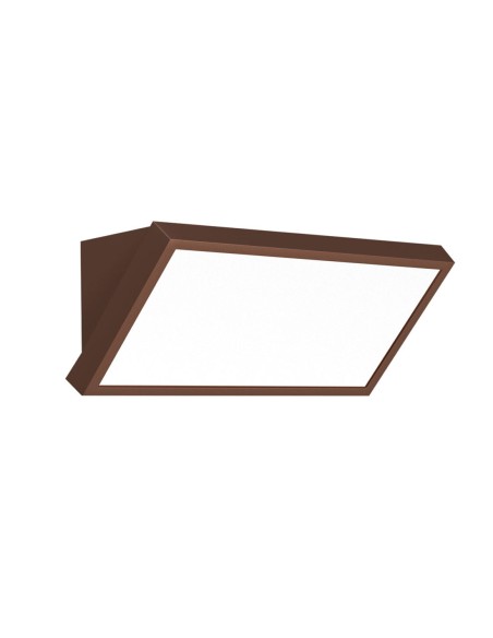 Aplique inclinado corten IP65