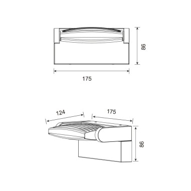 Aplique Exterior Led Abatible Blanco Aplique Exterior Led Abatible Blanco