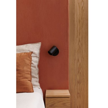 Foco Articulado Negro con Interruptor