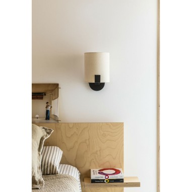 Aplique Negro con Pantalla de Tela...