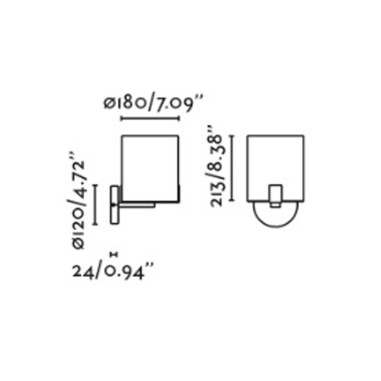 Aplique Negro con Pantalla de Tela...