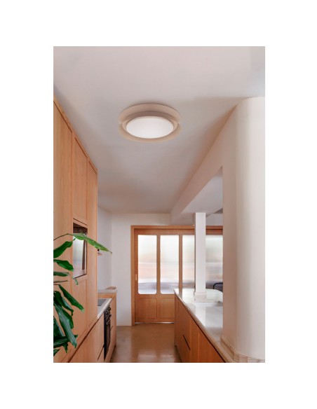 Plafón Elegante Gris