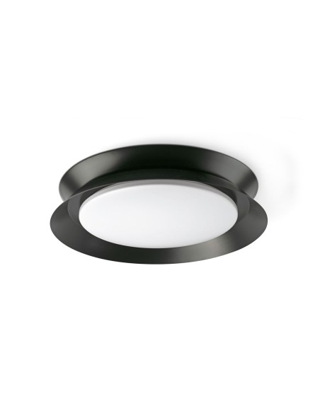 Plafón elegante diseño negro