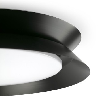 Plafón Elegante Negro