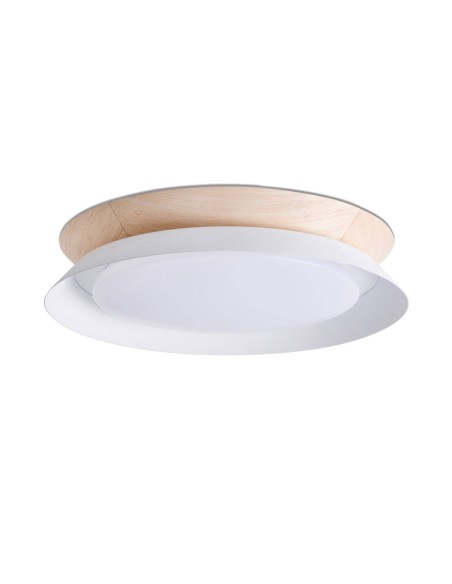 Plafón diseño blanco madera