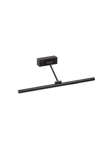 Aplique negro para iluminar cuadros y espejos