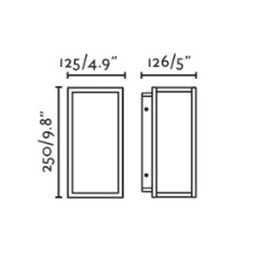 Aplique Diseño Exterior Luz Indirecta