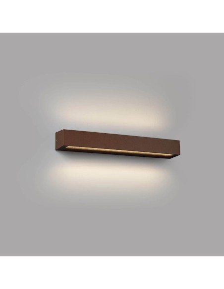 Aplique Led Bidireccional 50 CM Marrón Oxido