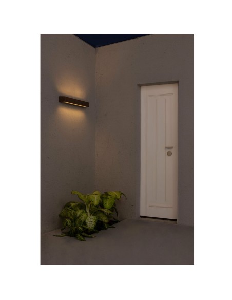 Aplique Led Bidireccional 50 CM Marrón Oxido