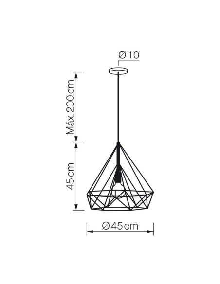 Lámparas Colgantes Baratas Varillas Metálicas