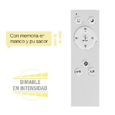 Lámpara Nudo Led Gris con Mando a...