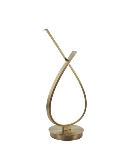 Lámpara de sobremesa diseño led cuero