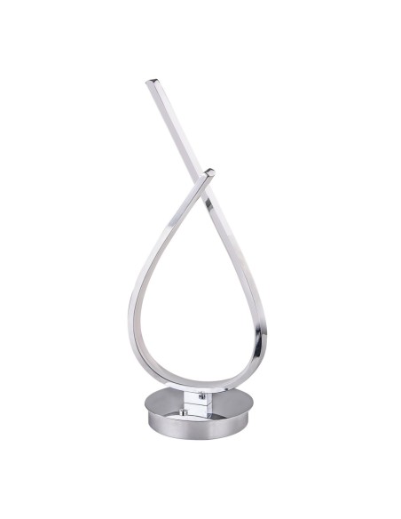 Lámpara de sobremesa led cromo luz regulable