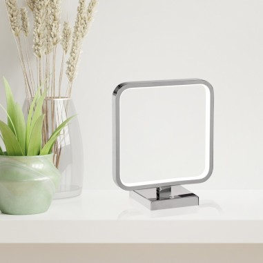 Lámparas para Mesita Cuadrado Cromo...