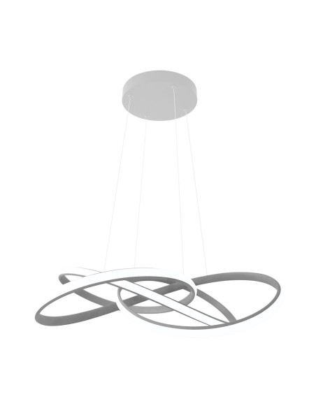 Lámpara de techo led gris económica