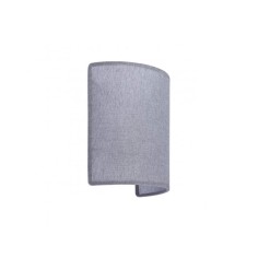 Aplique de pared textil gris