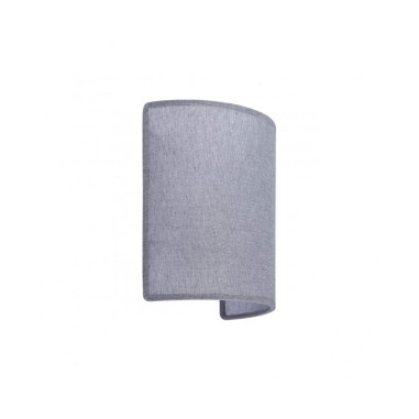 Aplique de pared textil gris