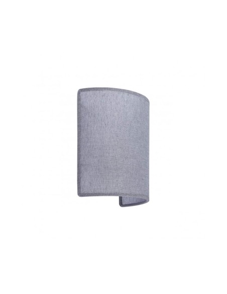 Aplique de pared textil gris
