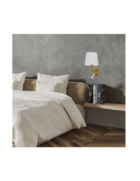 Aplique con Doble Interruptor en la Base