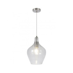 Lámpara suspendida cristal transparente