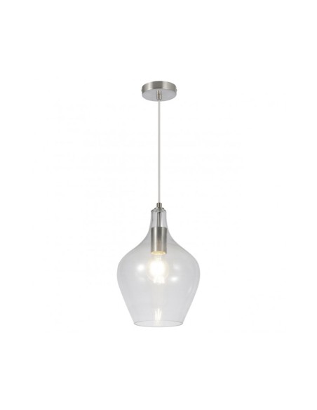 Lámpara suspendida cristal transparente