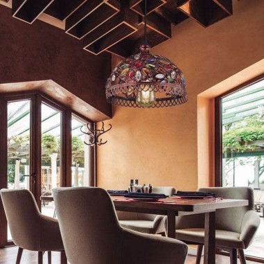 Lámpara Moruna Coffe 25 CM