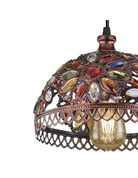 Lámpara Moruna Coffe 25 CM