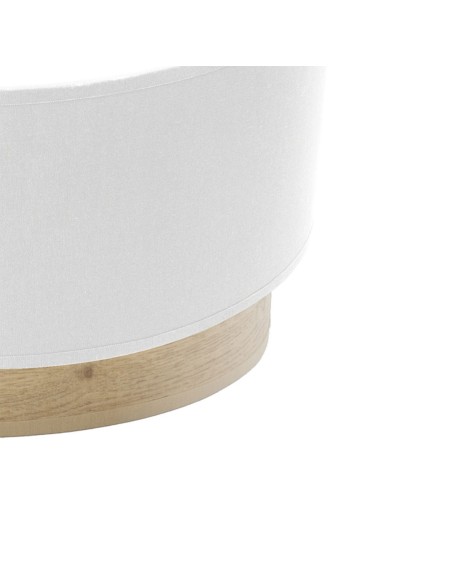 Lámpara de Pared Color Blanco y Madera Clara