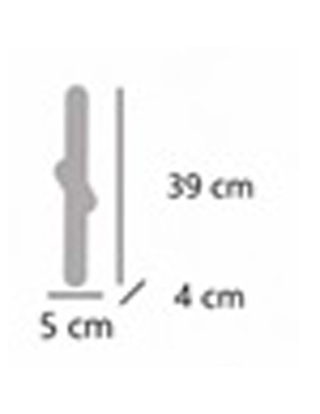 Aplique Led Líneas Madeda y Negro