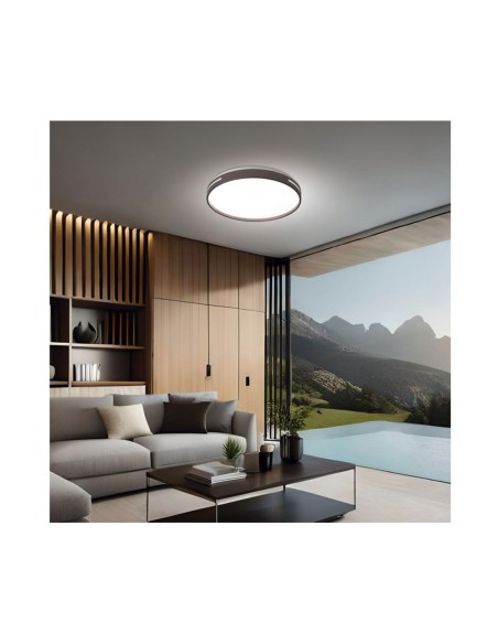 Plafón Led Salón Café con Selector de Tonalidad de Luz