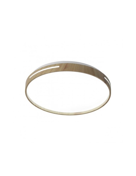 Plafón de techo led económico madera