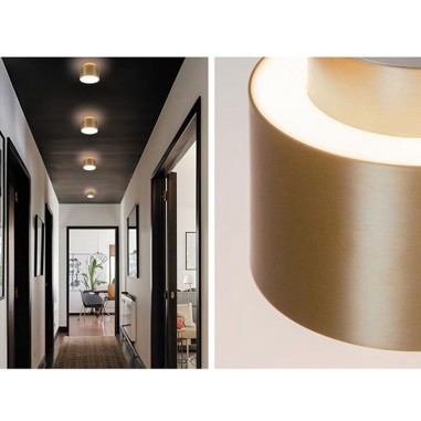 Plafón de Techo Latón Led 16W