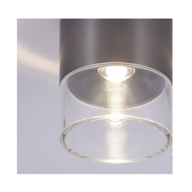 Plafón Led de Superficie Titanio