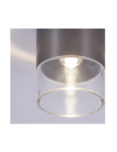 Plafón Led de Superficie Titanio