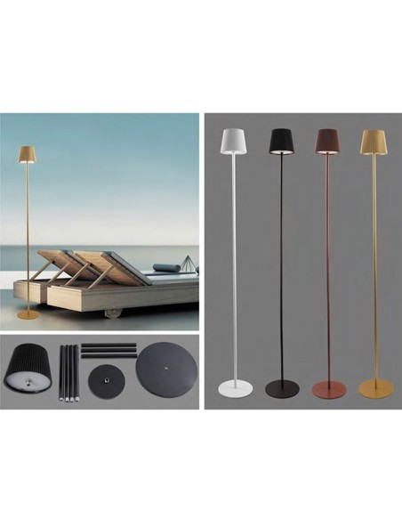 Kit Sobremesa Led Blanco Convertible en Pie de Salón