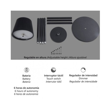 Kit Sobremesa Led Blanco Convertible...