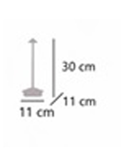 Lámpara Sobremesa Led 3W Recargable Negra