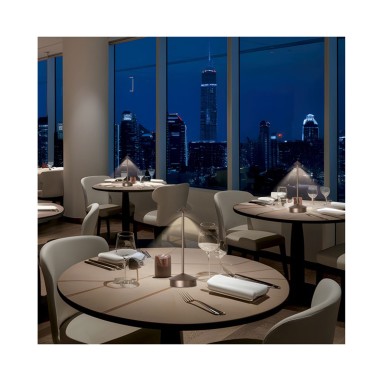 Lámpara Sobremesa Topo Metalizado...